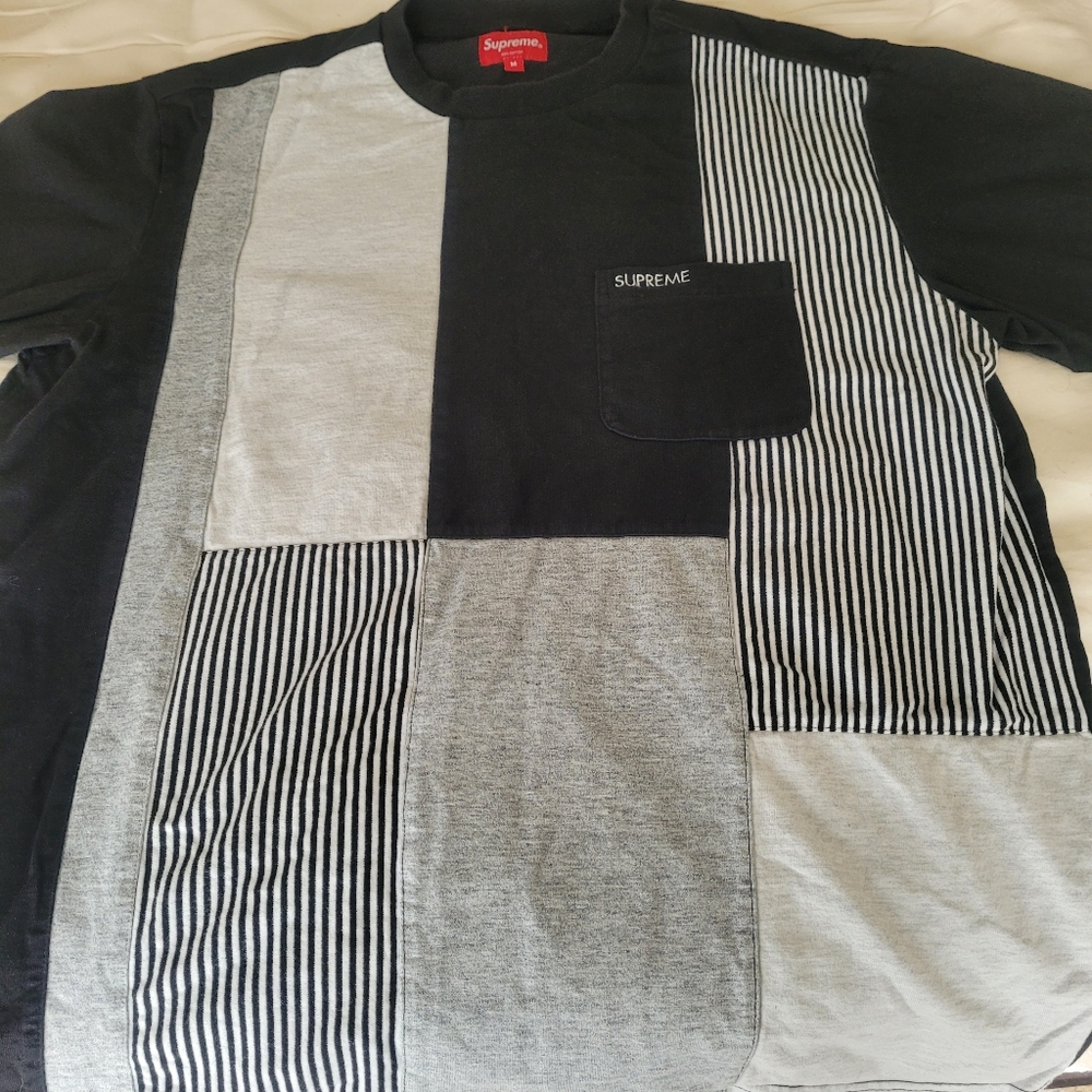 Supreme Patchwork Shirt - Barely Worn - image 3